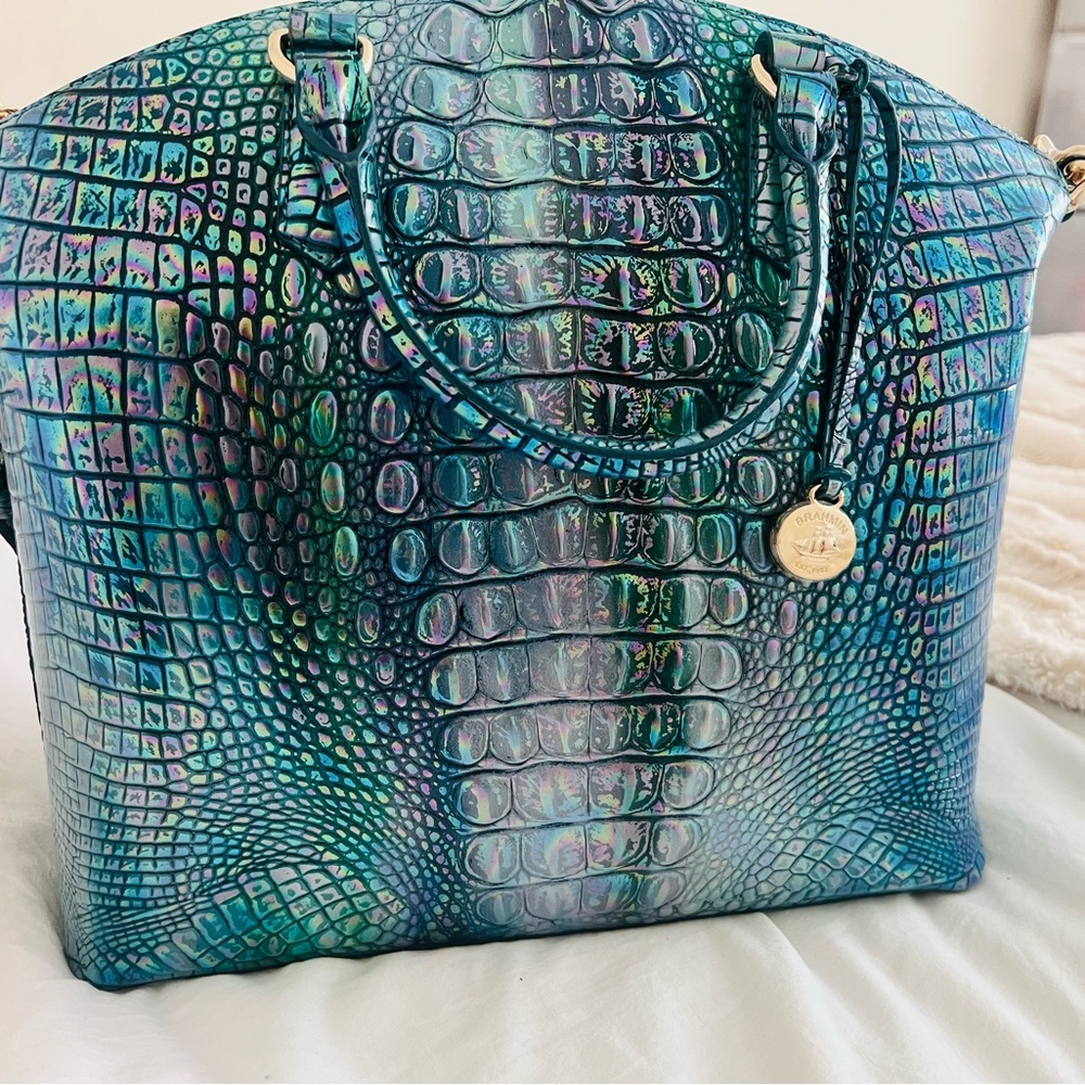 Large Duxbury Satchel NWOT •Brahmin Bag
